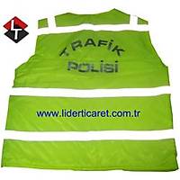 Polis Yele�i Trafik Kontrol Reflekt�rl� Fosforlu